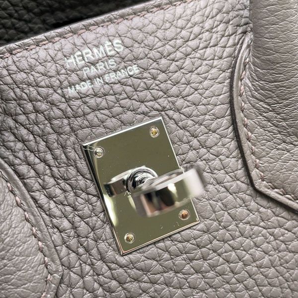 エルメス バーキン25 エタン/シルバー金具 トゴ U刻印 HERMES Birkin ハンドバッグ