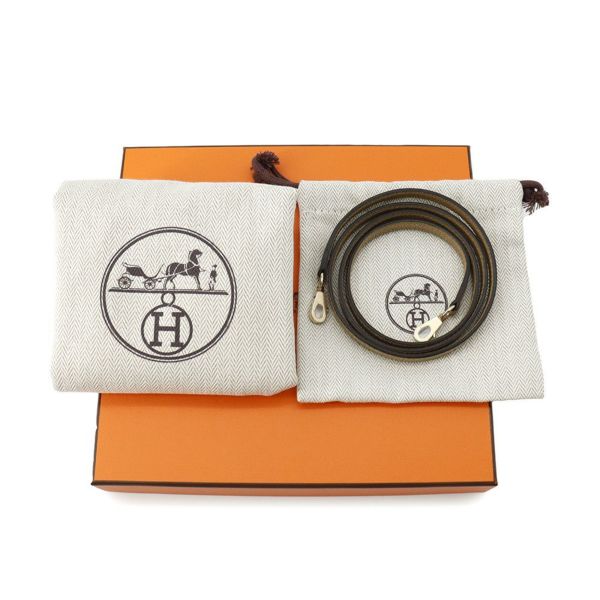 エルメス ハンドバッグ ミニケリー2 外縫い プシエール/シャンパンゴールド金具 エプソン W刻印 2wayショルダー