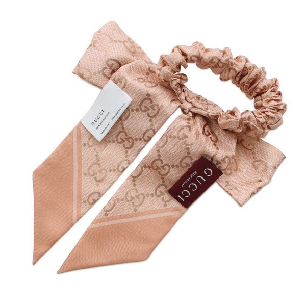 グッチ リボンシュシュ GG シルク シュシュ 770292 GUCCI シルク