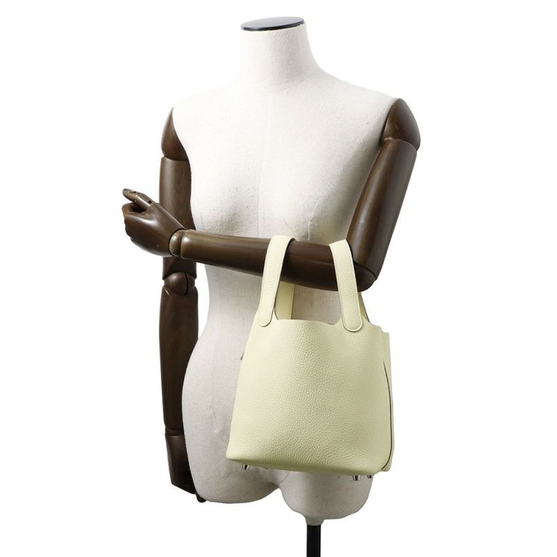 エルメス ハンドバッグ ピコタンロックPM ジョーヌミルトン/シルバー金具 トリヨンクレマンス W刻印