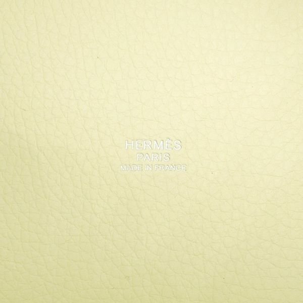エルメス ハンドバッグ ピコタンロックPM ジョーヌミルトン/シルバー金具 トリヨンクレマンス W刻印