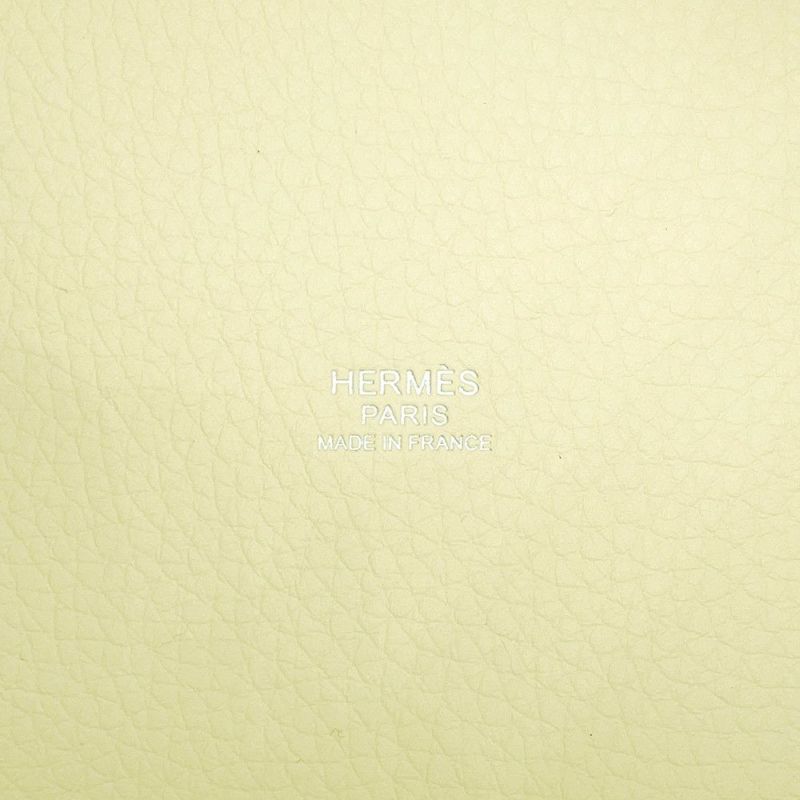エルメス ハンドバッグ ピコタンロックPM ジョーヌミルトン/シルバー金具 トリヨンクレマンス W刻印
