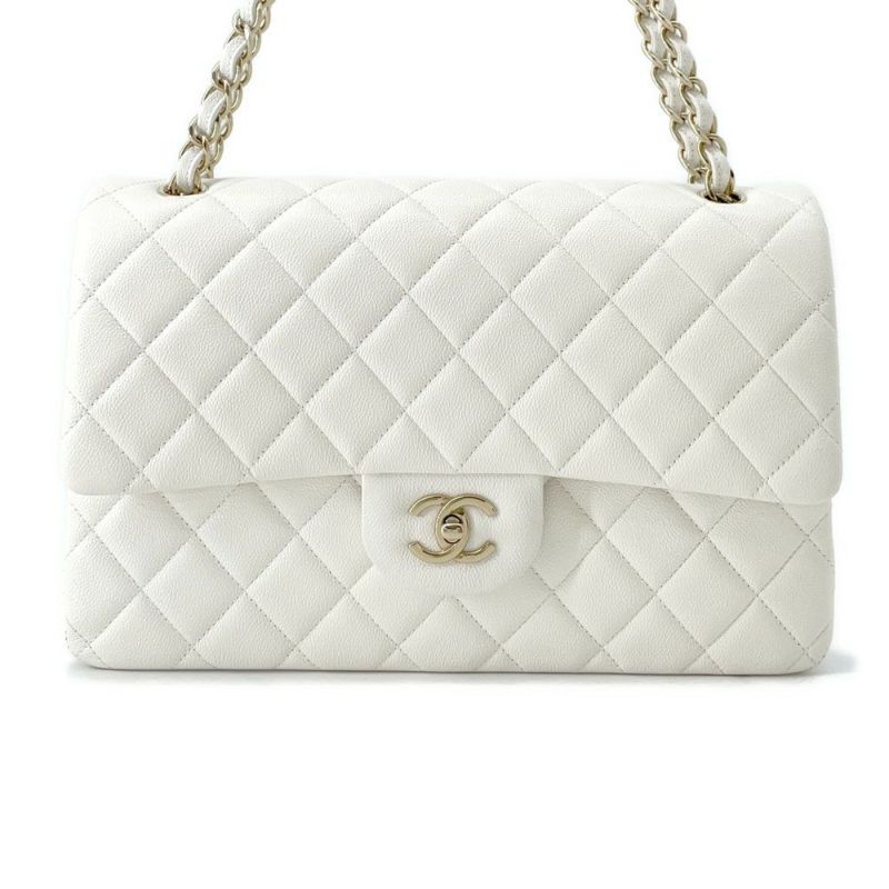 シャネル チェーンショルダーバッグ ココマーク マトラッセ30 キャビアスキン A58600 CHANEL