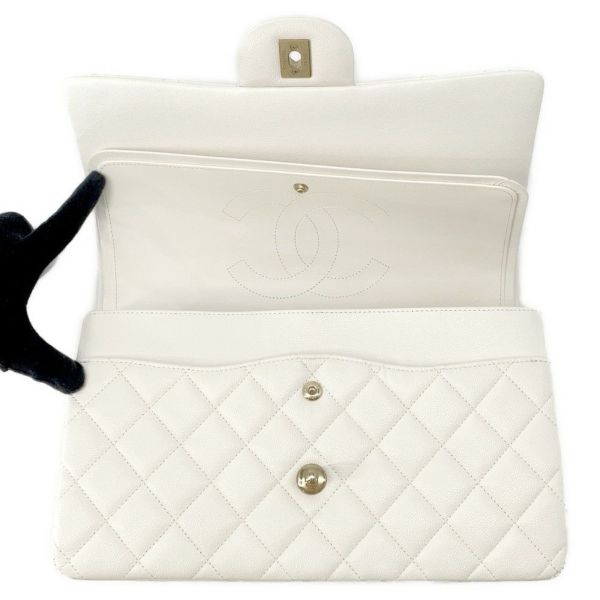 シャネル チェーンショルダーバッグ ココマーク マトラッセ30 キャビアスキン A58600 CHANEL