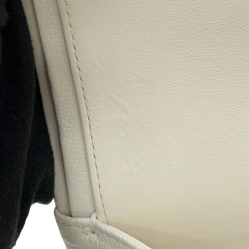 シャネル チェーンショルダーバッグ ココマーク マトラッセ30 キャビアスキン A58600 CHANEL