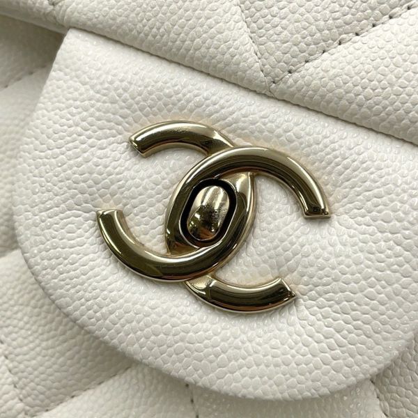 シャネル チェーンショルダーバッグ ココマーク マトラッセ30 キャビアスキン A58600 CHANEL