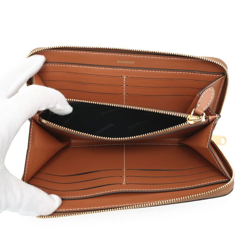バーバリー 長財布 チェック ラウンドジップウォレット  PVC 80944381 BURBERRY 財布