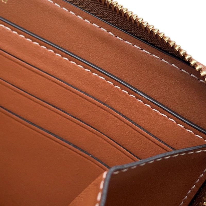 バーバリー 長財布 チェック ラウンドジップウォレット  PVC 80944381 BURBERRY 財布