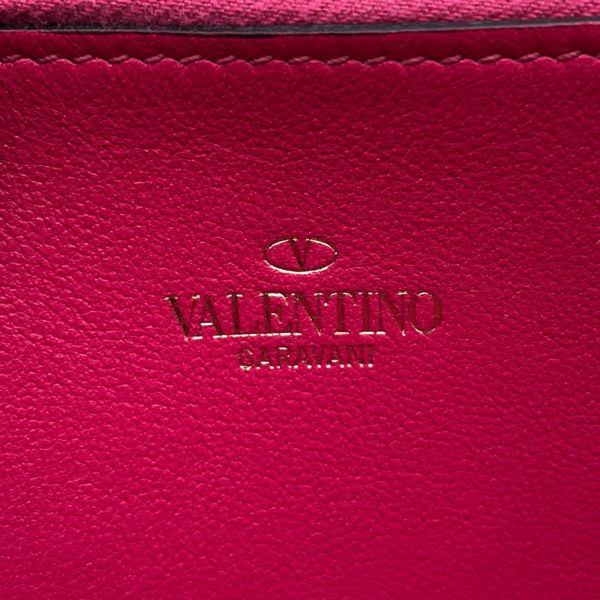 ヴァレンティノ・ガラヴァーニ 長財布 スタッズ ラウンドジップ QW2P0645BOL VALENTINO 財布
