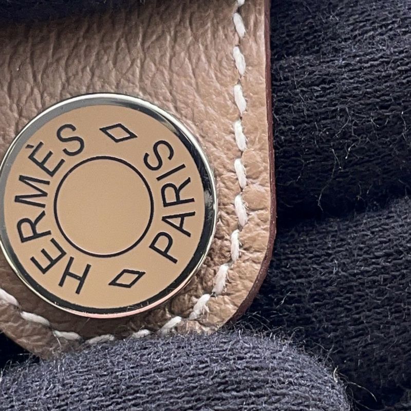 エルメス カードケース RMS RMS エトゥープ/シルバー金具 エバーカラー K刻印 HERMES 名刺入れ