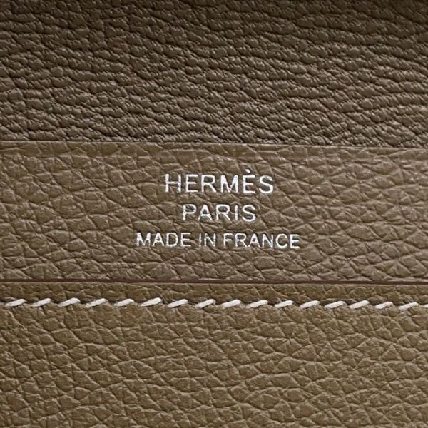 エルメス カードケース RMS RMS エトゥープ/シルバー金具 エバーカラー K刻印 HERMES 名刺入れ