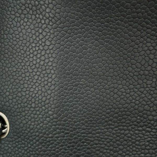 シャネル チェーンショルダーバッグ ココマーク エクストラ ミニマトラッセ マットキャビアスキンA65050 CHANEL 黒