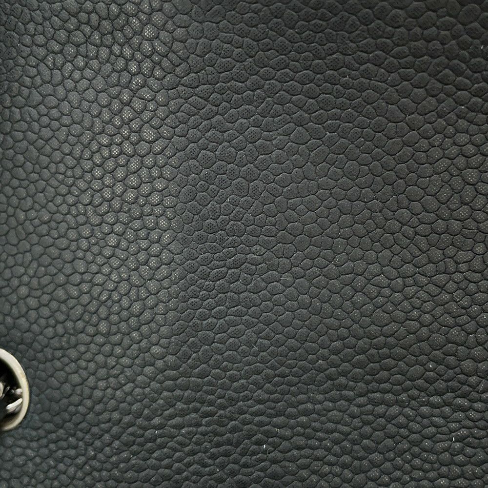 シャネル チェーンショルダーバッグ ココマーク エクストラ ミニマトラッセ マットキャビアスキンA65050 CHANEL 黒