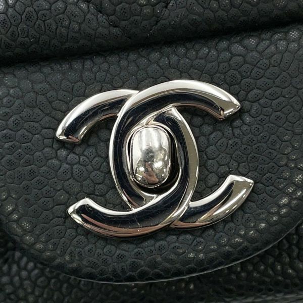 シャネル チェーンショルダーバッグ ココマーク エクストラ ミニマトラッセ マットキャビアスキンA65050 CHANEL 黒