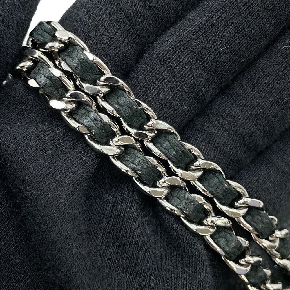 シャネル チェーンショルダーバッグ ココマーク エクストラ ミニマトラッセ マットキャビアスキンA65050 CHANEL 黒