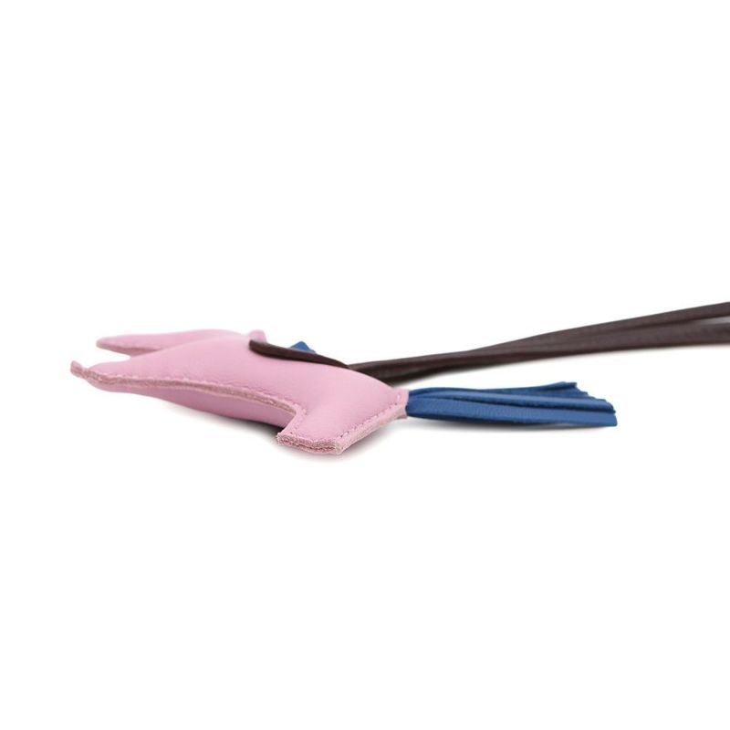 エルメス バッグチャーム ロデオPM モーヴシルベストル/ルージュセリエ/ブルーサフィール ラムスキン HERMES