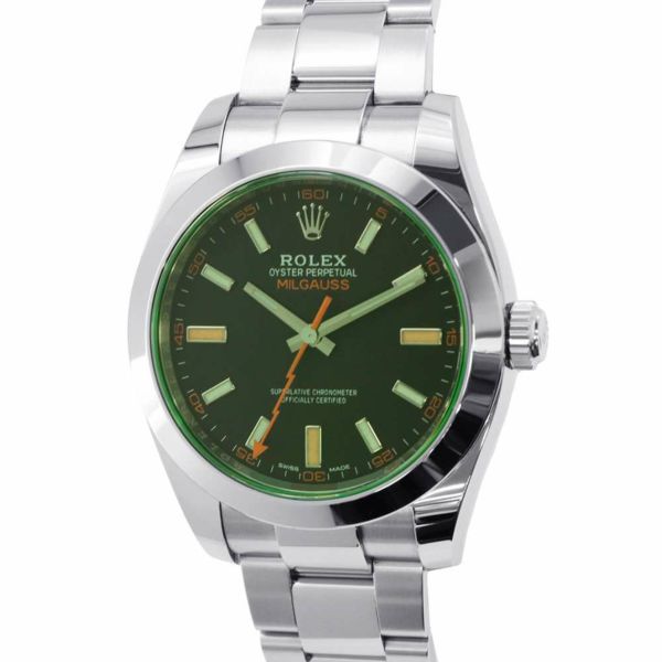 ロレックス ミルガウス 116400GV ROLEX 腕時計 黒文字盤