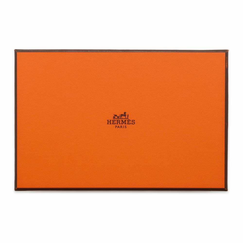 エルメス 長財布 ベアンスフレ マチ有り グリスペール/シルバー金具 ヴォーエプソン B刻印 HERMES 財布