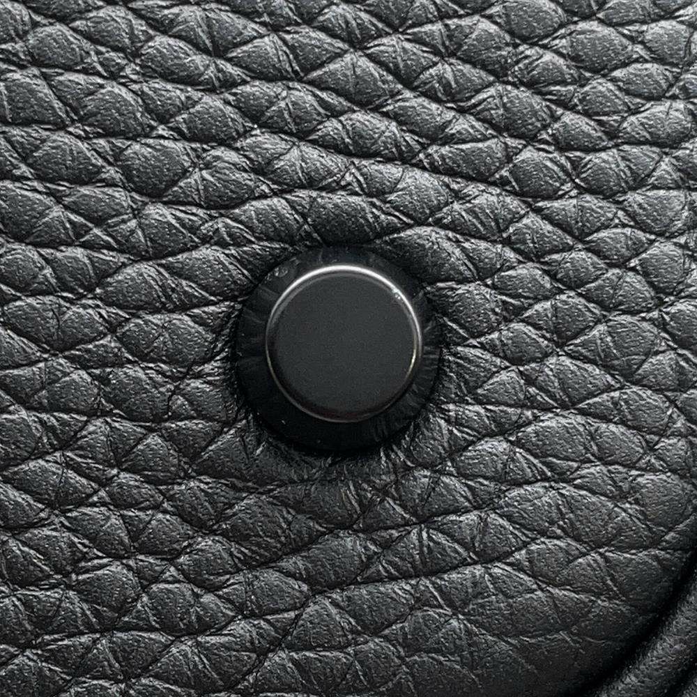 エルメス ハンドバッグ ピコタンロックMM ソーブラック/ブラック金具 トリヨンクレマンス Z刻印 黒