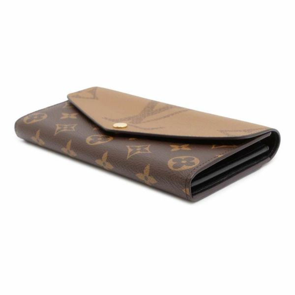 ルイヴィトン 長財布 モノグラム・ジャイアント リバース ポルトフォイユ・サラ M80726 LOUIS VUITTON 黒