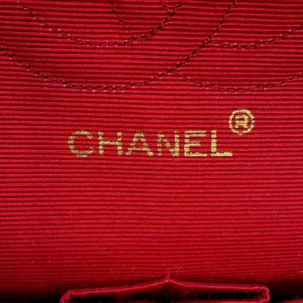 シャネル チェーンショルダーバッグ マトラッセ ココマーク ダブルチェーン コットン A01112 CHANEL 黒