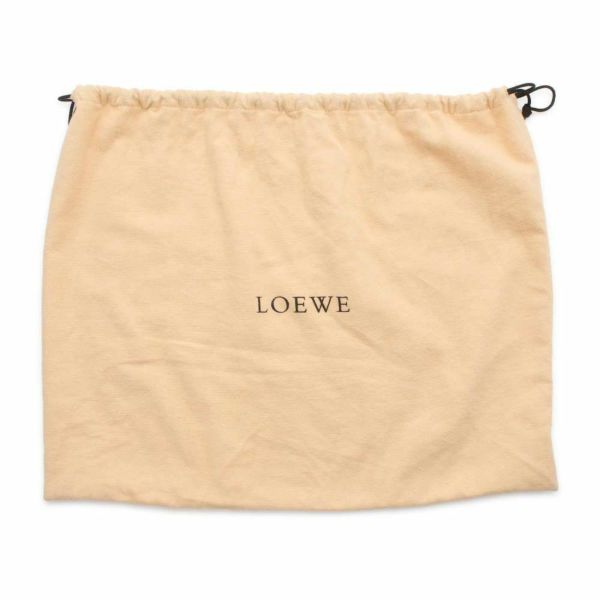 ロエベ ハンドバッグ アマソナ 28 アナグラム レザー 339.95.A03 LOEWE バッグ 黒