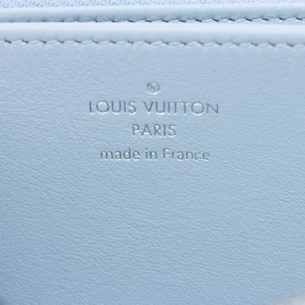 ルイヴィトン 長財布 モノグラム・マヒナ ジッピー・ウォレット M81643 LOUIS VUITTON ブルーオランプ