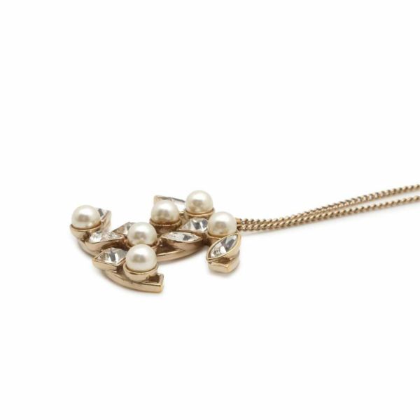 シャネル ネックレス ココマーク ラインストーン フェイクパール B19K CHANEL アクセサリー