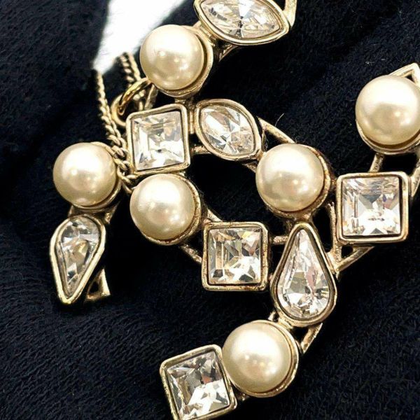 シャネル ネックレス ココマーク ラインストーン フェイクパール B19K CHANEL アクセサリー