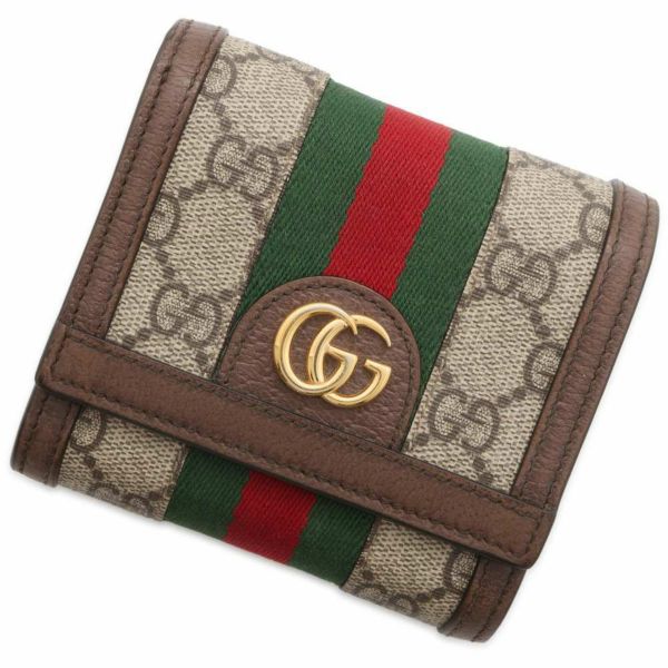 グッチ 二つ折り財布 オフィディア GGスプリーム 598662 GUCCI 財布 コンパクトウォレット 安心保証 |  中古・新品ブランド販売ギャラリーレア公式通販