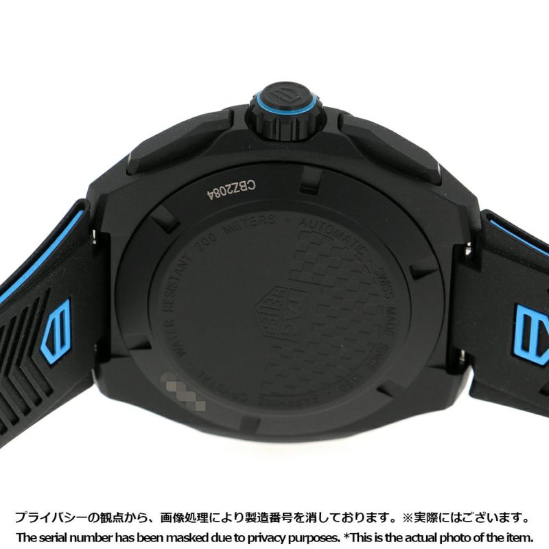 タグホイヤー フォーミュラ1 クロノグラフ CBZ2084.FT8097 TAGHEUER 腕時計 黒文字盤