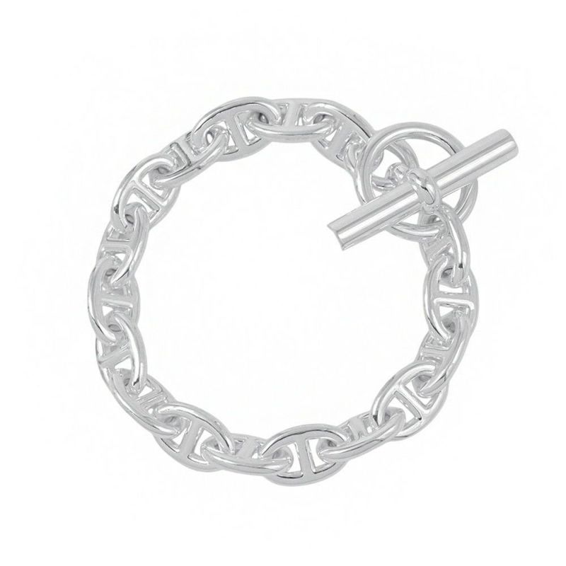 エルメス ブレスレット シェーヌダンクルPM 17コマ SV925シルバー HERMES ジュエリー