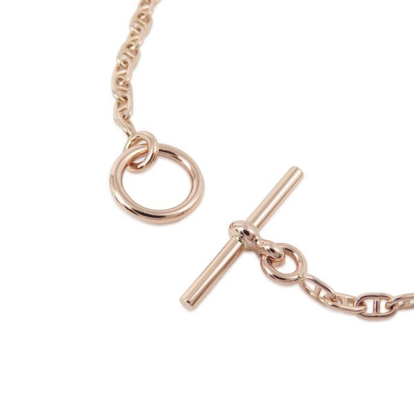 エルメス ブレスレット シェーヌダンクル ファランドール ダイヤモンド K18PGピンクゴールド サイズSH HERMES ジュエリー