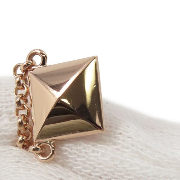 HERMES エルメス クルー・ドゥ・H 2チェーン ダイヤ ネックレス　新品 エルメス ネックレス エルメス・クルー・ドゥ・H 2チェーン ダイヤ 24P