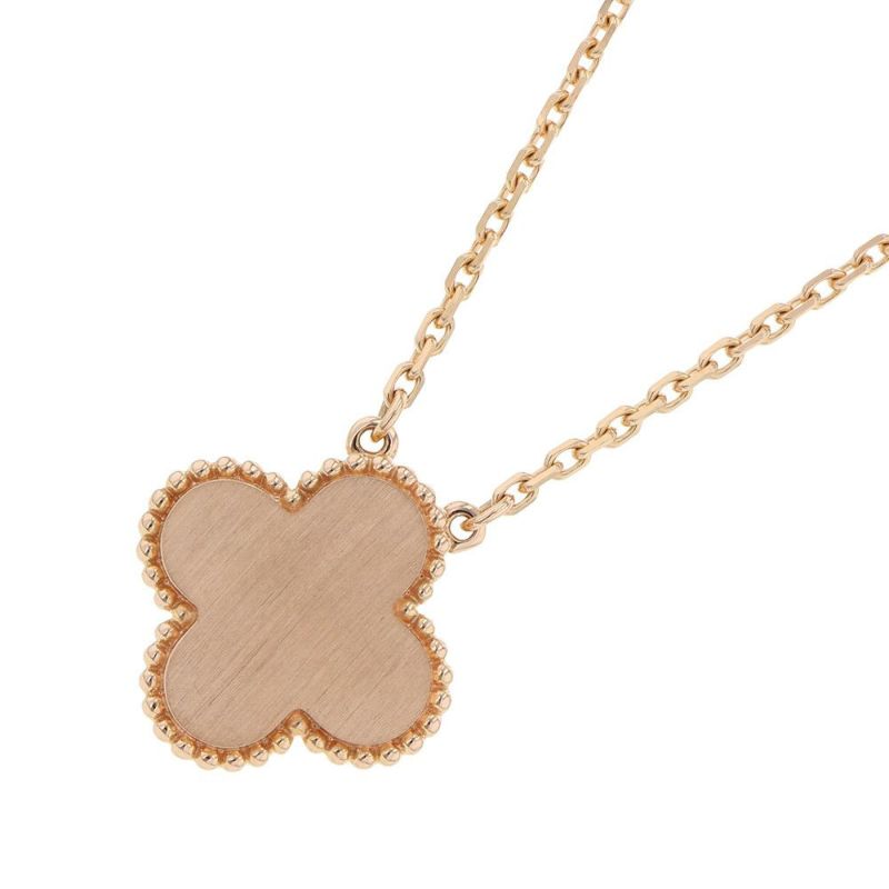 ヴァンクリーフ&アーペル ネックレス ヴィンテージ アルハンブラ ロードナイト ダイヤ 1P K18PG VCARP7TD00 2021年ホリデー限定