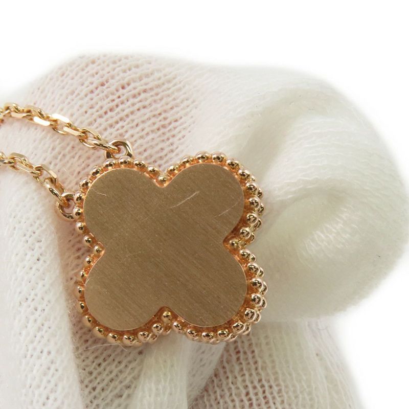 ヴァンクリーフ&アーペル ネックレス ヴィンテージ アルハンブラ ロードナイト ダイヤ 1P K18PG VCARP7TD00 2021年ホリデー限定