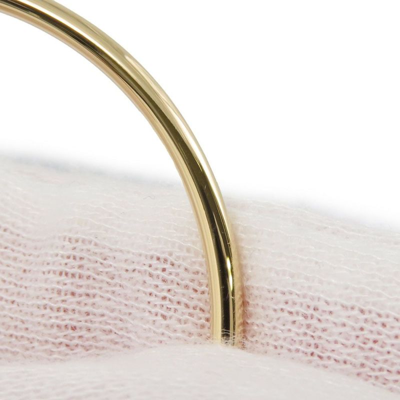 カルティエ ピアス ジュスト アン クル フープ イヤリング ラージモデル ダイヤモンド 28P 計0.17ct K18YG B8301225 フープピアス