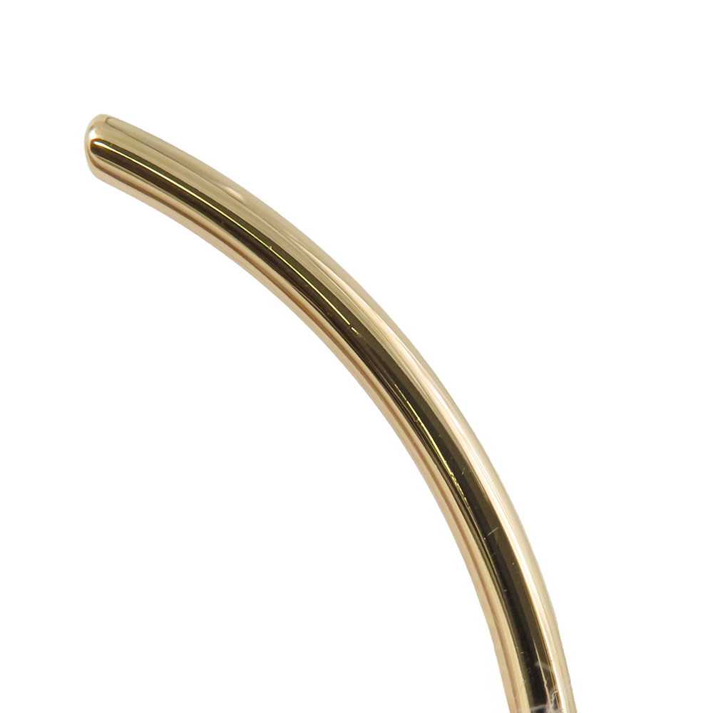 カルティエ ピアス ジュスト アン クル フープ イヤリング ラージモデル ダイヤモンド 28P 計0.17ct K18YG B8301225 フープピアス