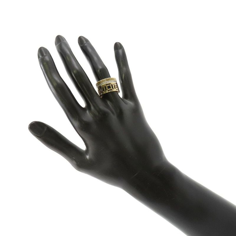 ブシュロン リング キャトル ラディアント オープンワーク リング ダイヤモンド 33P 計0.29ct K18YG/K18WG サイズ51 JRG03013