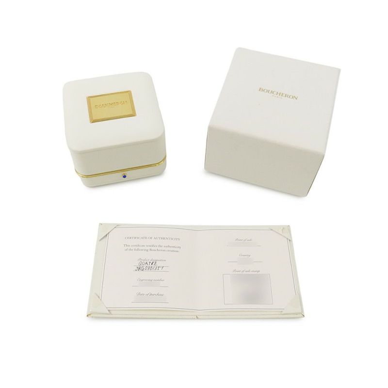 ブシュロン リング キャトル ラディアント オープンワーク リング ダイヤモンド 33P 計0.29ct K18YG/K18WG サイズ51 JRG03013