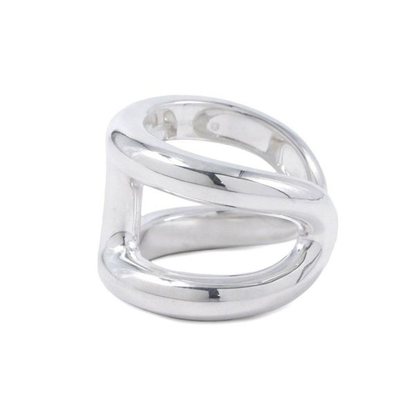 エルメス リング オスモズGM Osmose SV925シルバー リングサイズ52 HERMES ジュエリー 指輪