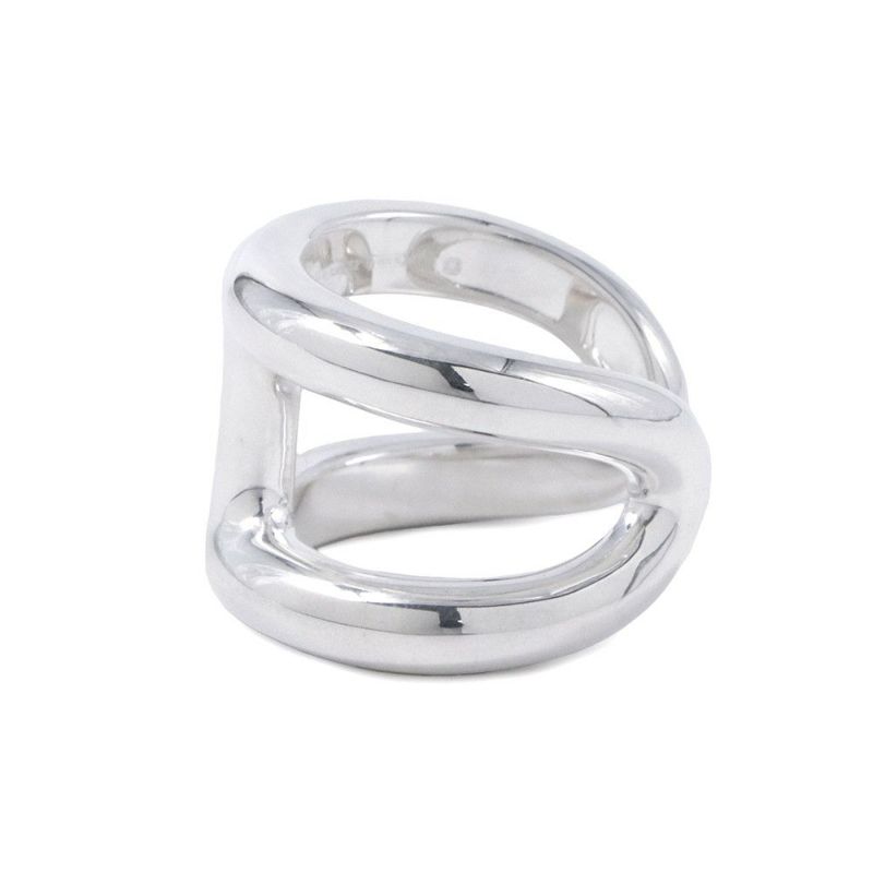 エルメス リング オスモズGM Osmose SV925シルバー リングサイズ52 HERMES ジュエリー 指輪