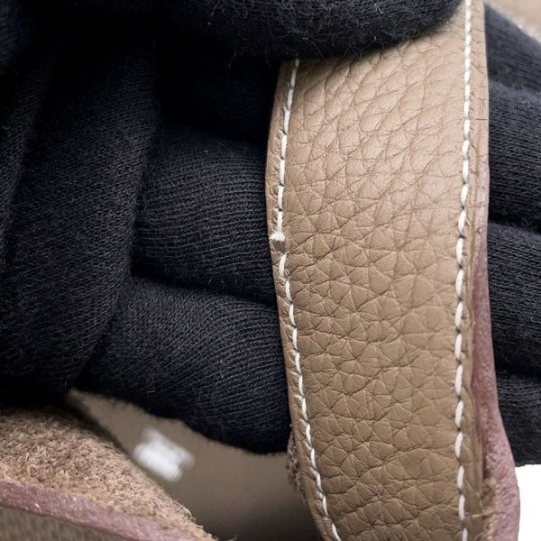 エルメス ハンドバッグ ピコタンロックPM エトゥープ/シルバー金具 トリヨンクレマンス U刻印