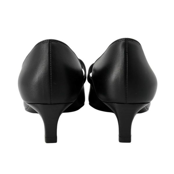 エルメス パンプス キアラ40 ケリーバックル カーフレザー レディースサイズ37 HERMES 黒