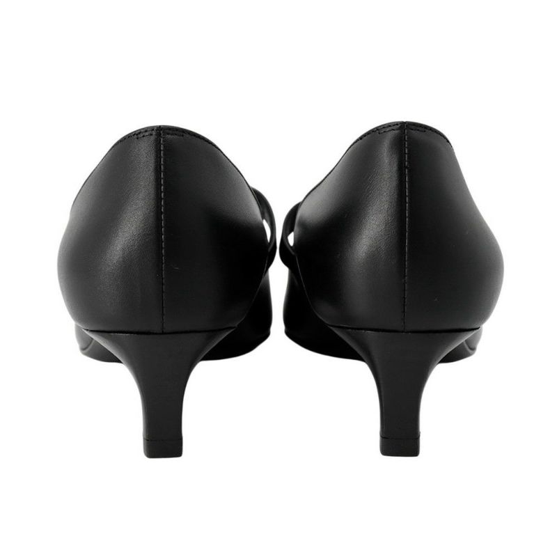 エルメス パンプス キアラ40 ケリーバックル カーフレザー レディースサイズ37 HERMES 黒