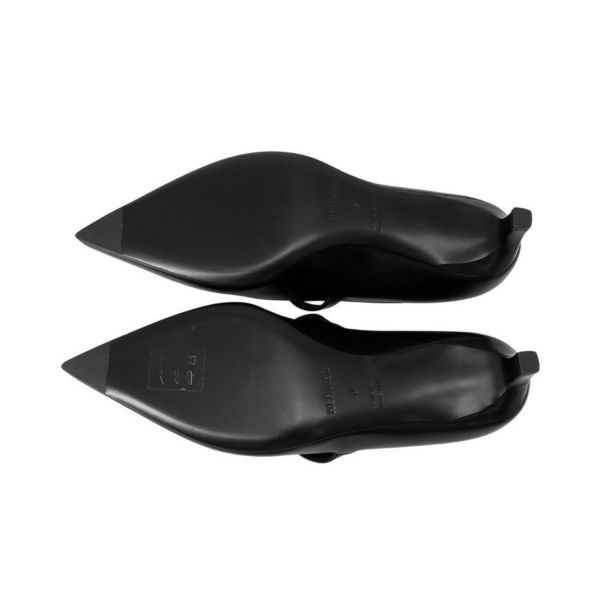 エルメス パンプス キアラ40 ケリーバックル カーフレザー レディースサイズ37 HERMES 黒