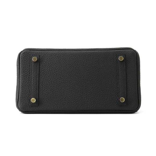 エルメス バーキン25 ブラック/ゴールド金具 トゴ K刻印 HERMES Birkin ハンドバッグ 黒
