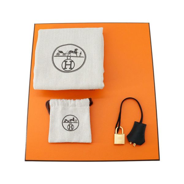 エルメス バーキン25 ブラック/ゴールド金具 トゴ K刻印 HERMES Birkin ハンドバッグ 黒