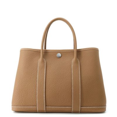 エルメス トートバッグ ガーデンパーティTPM ゴールド/シルバー