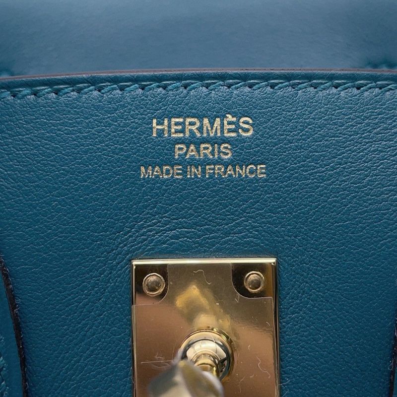 エルメス バーキン25 コルヴェール/ゴールド金具 スイフト Y刻印 HERMES Birkin ハンドバッグ